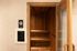 Sauna in the wellness space at Odell Apartments in North Austin