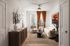 Model apartment living area at Odell Apartments