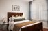 Model bedroom at Odell Apartments in North Austin