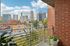 Private balcony with downtown Atlanta skyline views