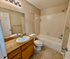 Modern tile bathrooms with a tub & shower