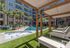 Sparkling Pool with Outdoor Covered Lounge Areas