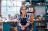 Lady in Art Room