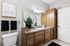 Bathroom with extra cabinets