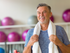 Man Exercising in Gym