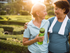 Two ladies walking together