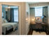 Bedroom and office area
