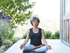 Woman meditating