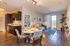 Apartment home dining room and living room