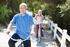Couple biking