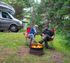 Couple camping