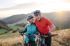 55+ couple on a bike ride
