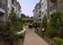Walkway with sitting area