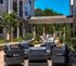 Outdoor seating courtyard