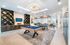 Pool table and game lounge at 55+ active adult apartment community