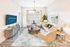 Sunny living room area in 55+ community in Chapel Hill