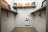Spacious closets with shelving for additiional storage