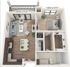 A1-V2 | 1x1 | 678 sq ft
