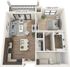 A1-V3 | 1x1 | 678 sq ft