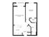 A1B | 1 bed 1 bath | from 749 square feet