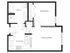 A24 | 1 bed 1 bath | from 569 square feet