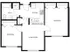 B14 | 2 bed 1 bath | from 752 square feet