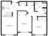 B23 | 2 bed 1 bath | from 811 square feet