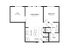 A3 | 1 bed 1 bath | 840 sq ft