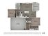 2 Bedroom 2 Bathroom 2C Floor Plan Image