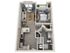 A1 | 1 bed 1 bath | from 621 square feet