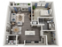 A2 | 1 bed 1 bath | from 845 square feet