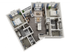 B4 | 2 bed 2 bath | from 1202 square feet