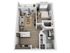 Franklin | 1 bed 1 bath | from 701 square feet