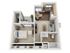 Buffett | 1 bed 1 bath | from 588 square feet
