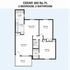 Cedar 2BR/2BA