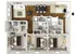 Abbotts Run Apartments - Kure Floor Plan