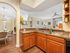 kitchen with open layout to living room