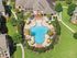 aerial shot of apartment rental .