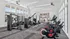 Modern and spacious fitness center with state-of-the-art equipment and natural lighting.