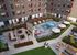 Vibrant rooftop terrace featuring a chic swimming pool, cozy loungers, stylish dining area, and lush greenery, perfect for relaxation and social gatherings.