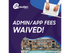 Auden Upstate Waived Fees