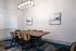Group study room with large table and 8 chairs