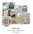 Milan 3D Floorplan