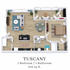 Tuscany 3D Floorplan