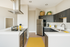 Newly Renovated Kitchen at Riverfront Towers Apartments