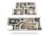 Modern 3D floor plan featuring 2 cozy bedrooms, sleek open-concept kitchen adjacent to a stylish living area, and a private garage. Ideal space for contemporary living with a touch of elegance.