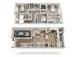Modern two-level floor plan showcasing 3 bedrooms, spacious open-concept living area, stylish kitchen, and garage access. Perfect blend of comfort and style.