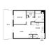 1 Bedroom Floor Plan | Apartments For Rent In Everett WA | Helm