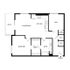 1 Bedroom with Den Floor Plan | Apartments For Rent In Everett WA | Helm