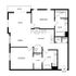 2 Bedroom Floor Plan | Apartments For Rent In Everett WA | Helm